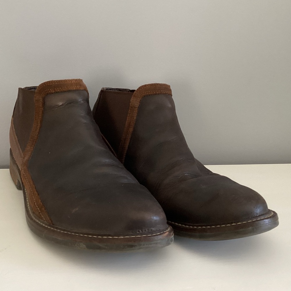 NAOT slip-on ankle boots/shoes Leather Brown 12